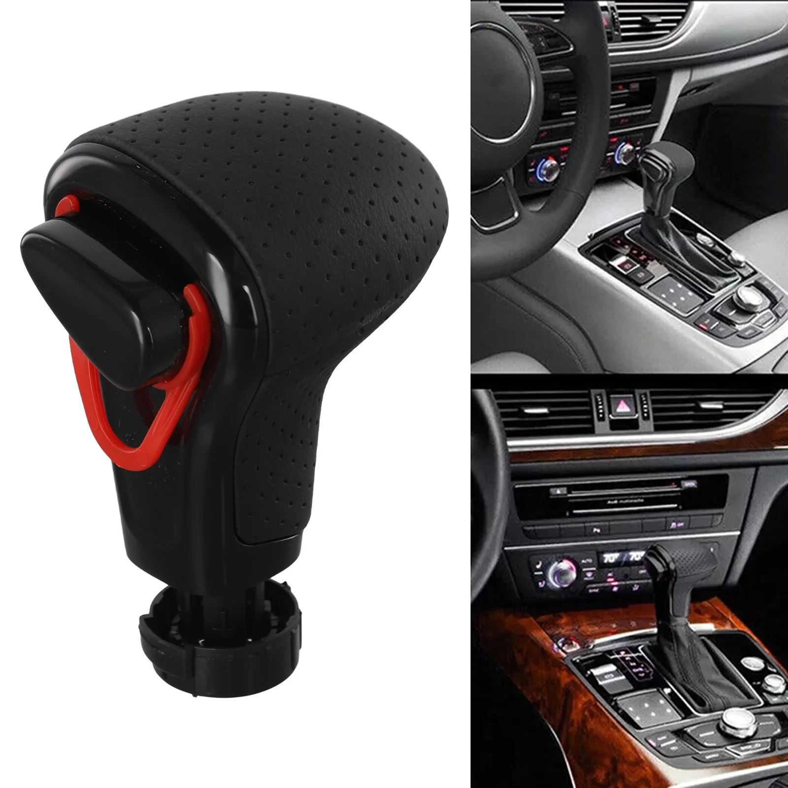 

Black Shift Knob ABS Shift Knob Car Interior Upgrade 10mm Mounting Hole Comfortable Grip Efficient Gear Changes