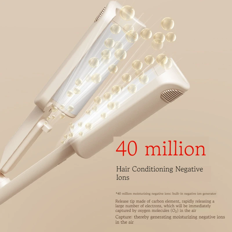 32mm Egg Roll Curling Iron Fast Heating Electric Hair Curler with 4 Temperature Settings Deep Wave Styling Tool French Style