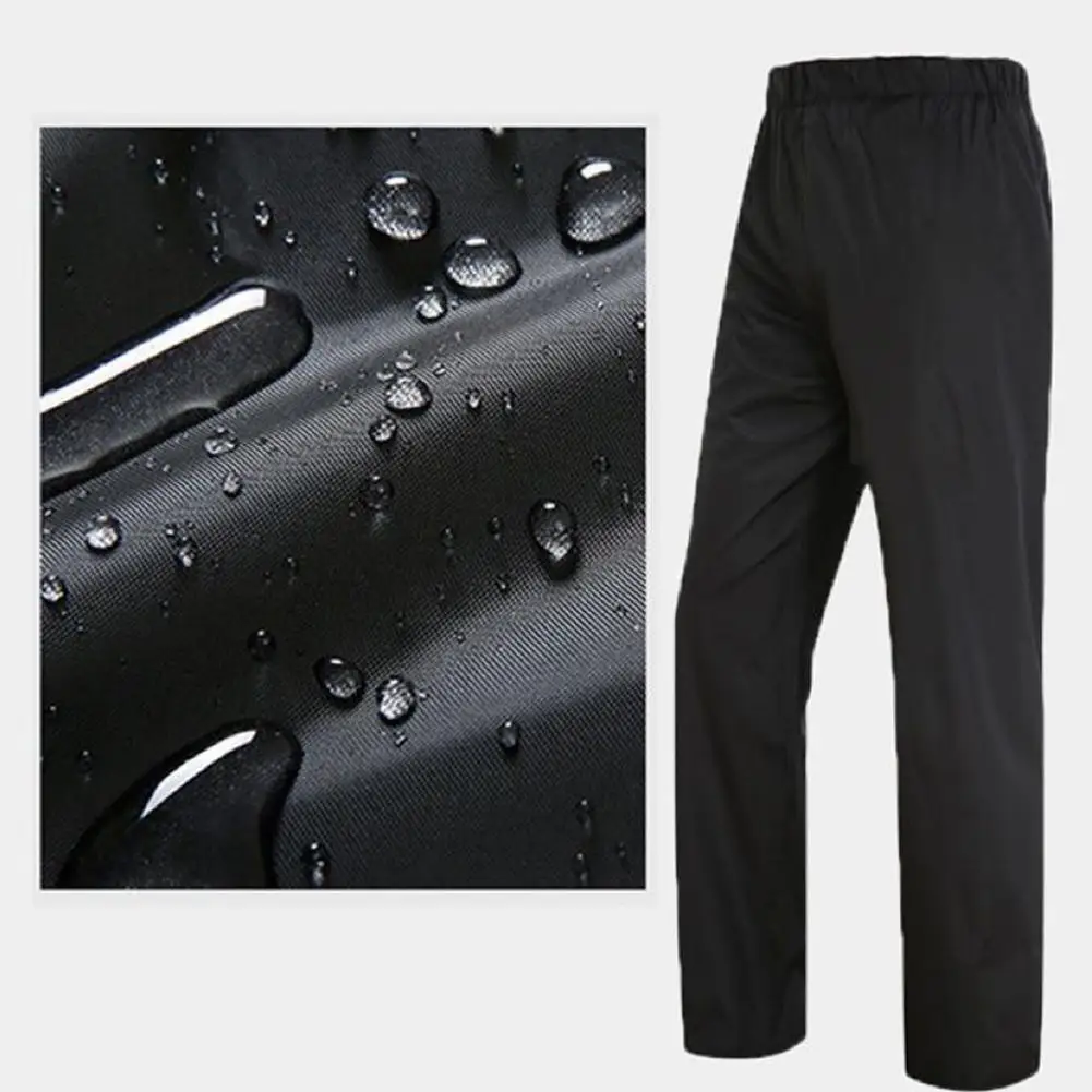 Rain Pants Lower Body Single Pair Adult Raincoat Pants Lightweight Rider Takeaway Waterproof Split Comfortable Work Clothes P5L0