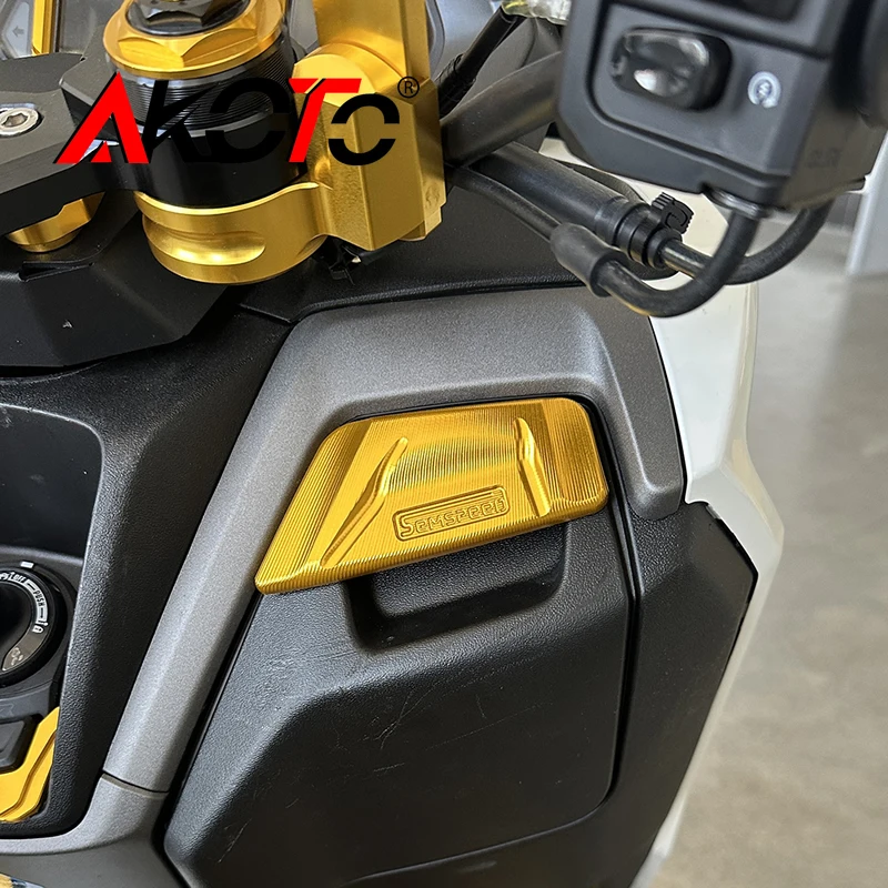 

НОВЫЙ ДЛЯ YAMAHA NMAX 155 NMAX155 2025+ Запчасти для мотоциклов с ЧПУ, алюминиевый боковой правый карман, крышка для хранения, защита N-MAX, аксессуары