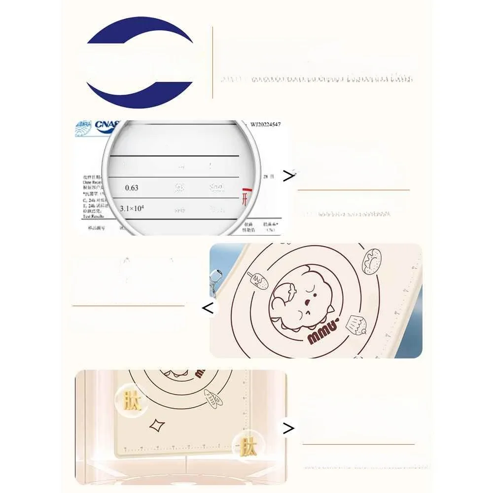 Thickened Silicone Dough Mat Food Grade Plastic Pasta Maker Home Use Steamed Buns Dumplings Panel Plastic Rolling Pin Mat