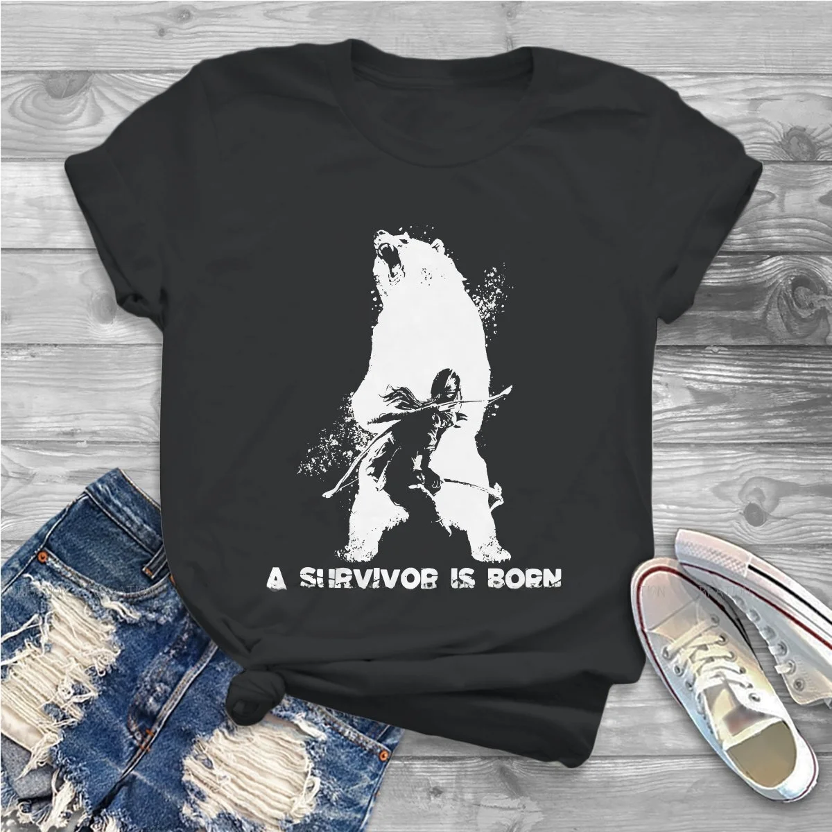 

TR Fitted Women's Tomb Raider Game T-shirt Kawaii Vinta High Collar Long Sleeve Super Slim Youth Fashion Summer 2015