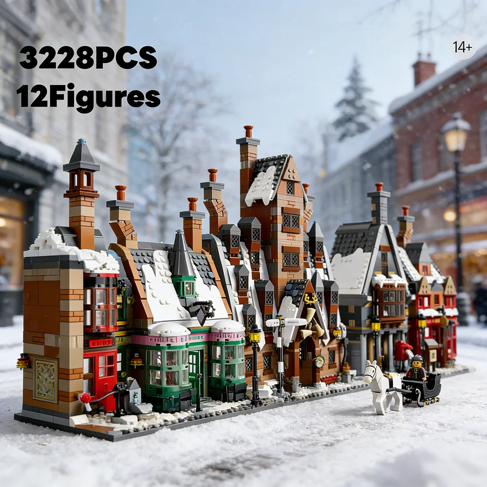 

MOC Maud Village Castle Building Blocks, 3228PCS Main Tower Architecture Model, Collectible Display Toy for Adults
