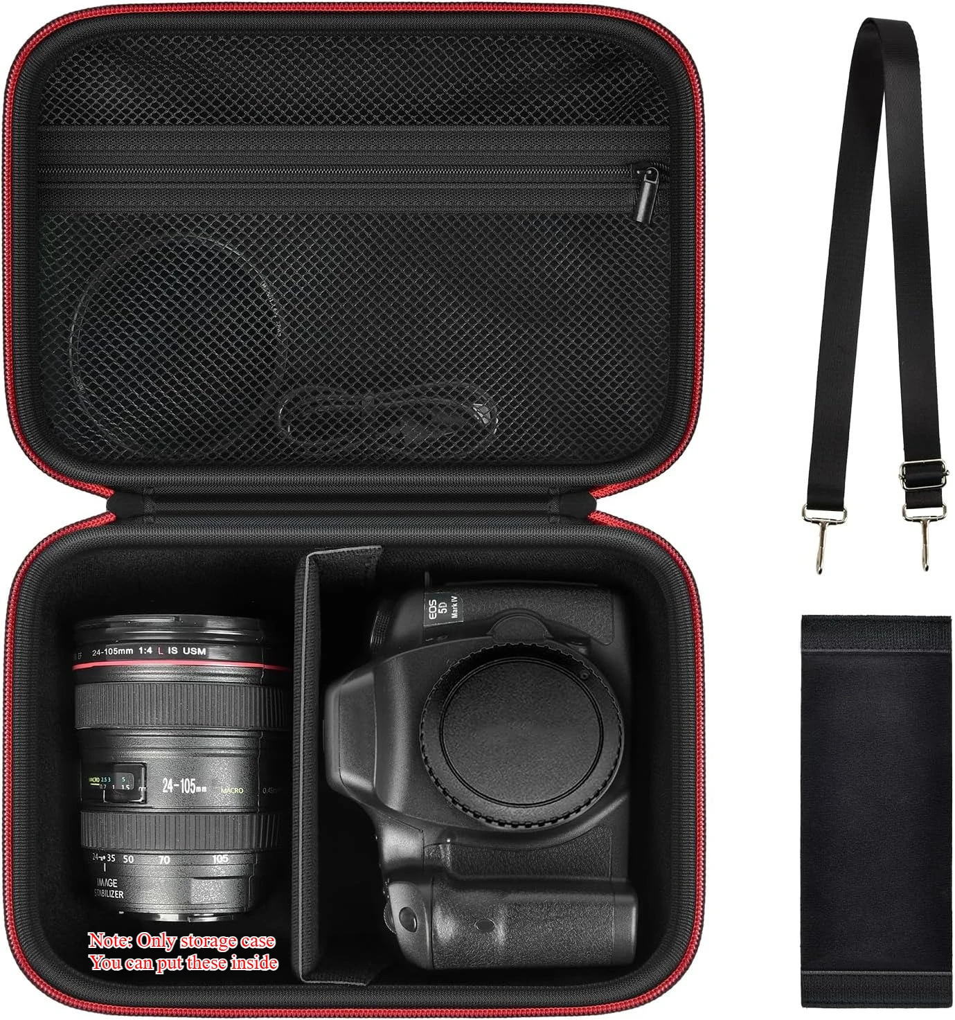 Compact Case Compatible for Canon EOS R100 R50 Mirrorless Camera, Travel Storage Cameras Crossbody Bag for Video Camera Digital,