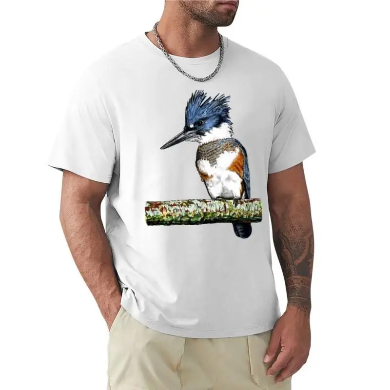 BELTED KINGFISHER T-Shirt tops new edition t shirt custom t shirts design your own Blouse mens vintage t shirts