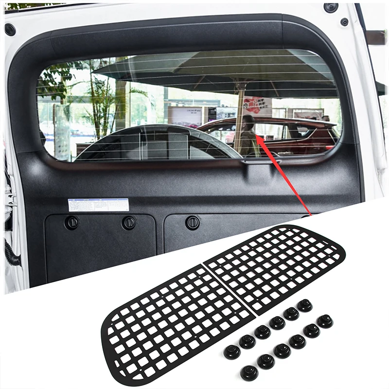 

For Toyota Land Cruiser Prado FJ150 150 2010-2023 Aluminum tailgate Storage Shelf Organizer Rack Hanging Bracket Car Accessories