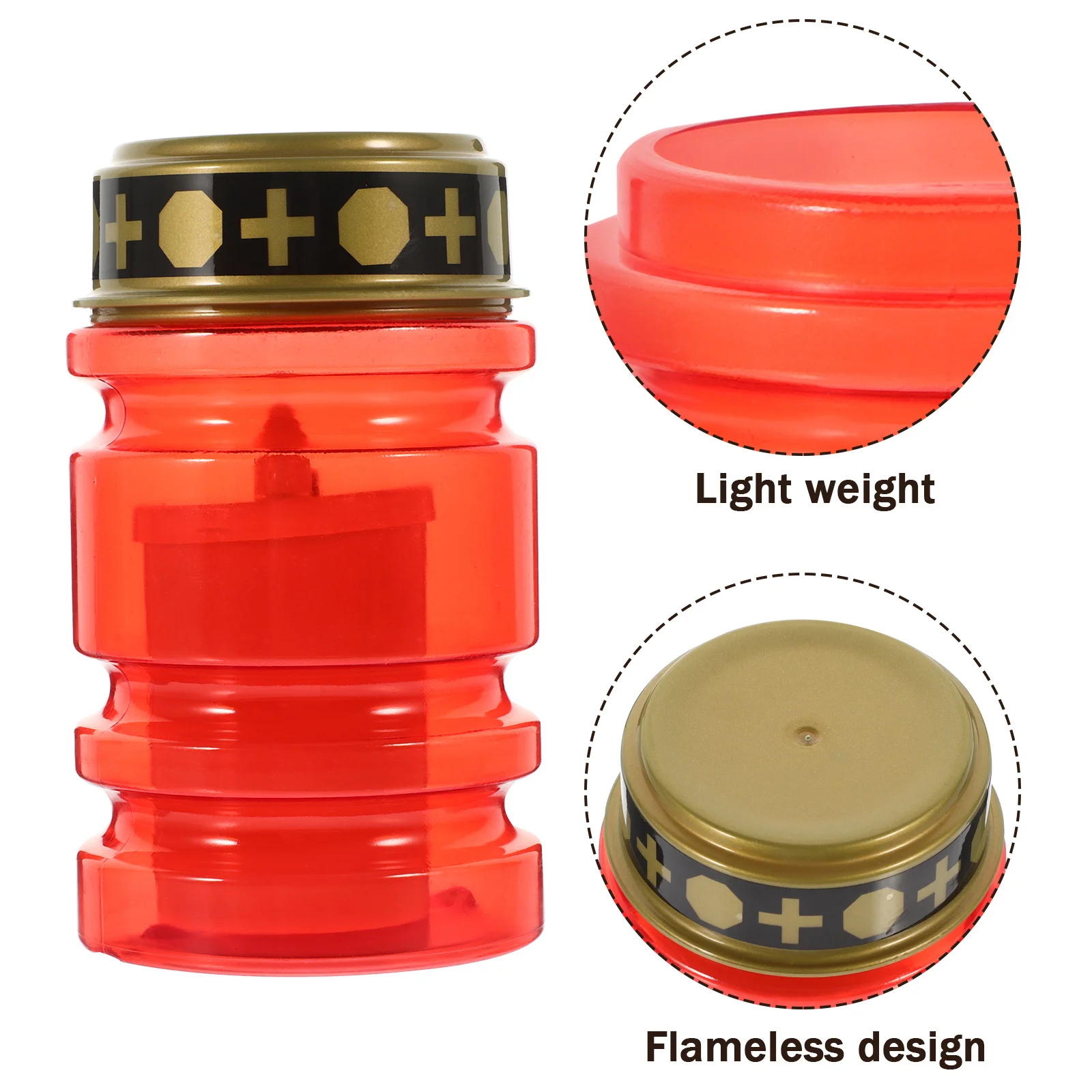 2 قطعة ضوء LED عديمة اللهب ديكور مدعوم للحفلات عيد الميلاد ديكور المنزل شموع LED تعمل بالطاقة #4