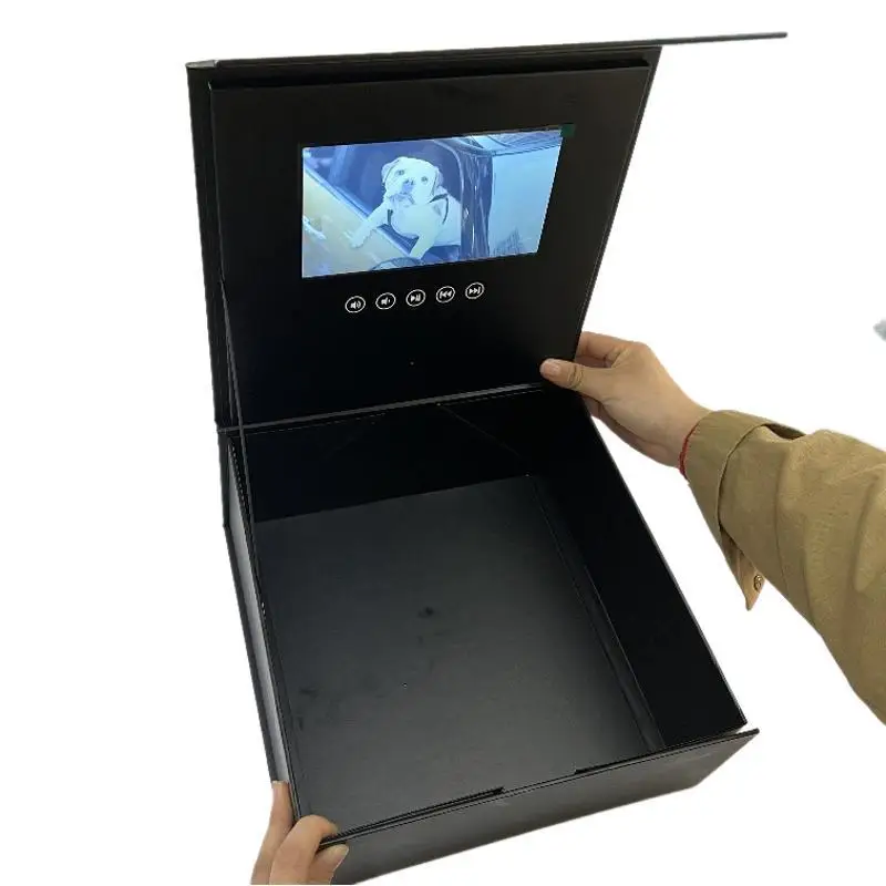 Customized. Space-saving Foldable Video Box 7inch Video Flower Box LCD Box Video Box Video Box