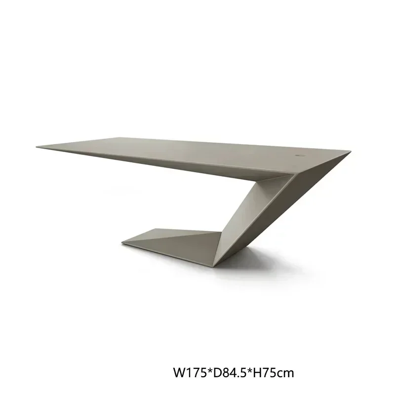 Computer Gaming Desk High-end Study Desk Light Luxury Office Boss Simple Modern Design Single Corner Escritorio Customize CEO