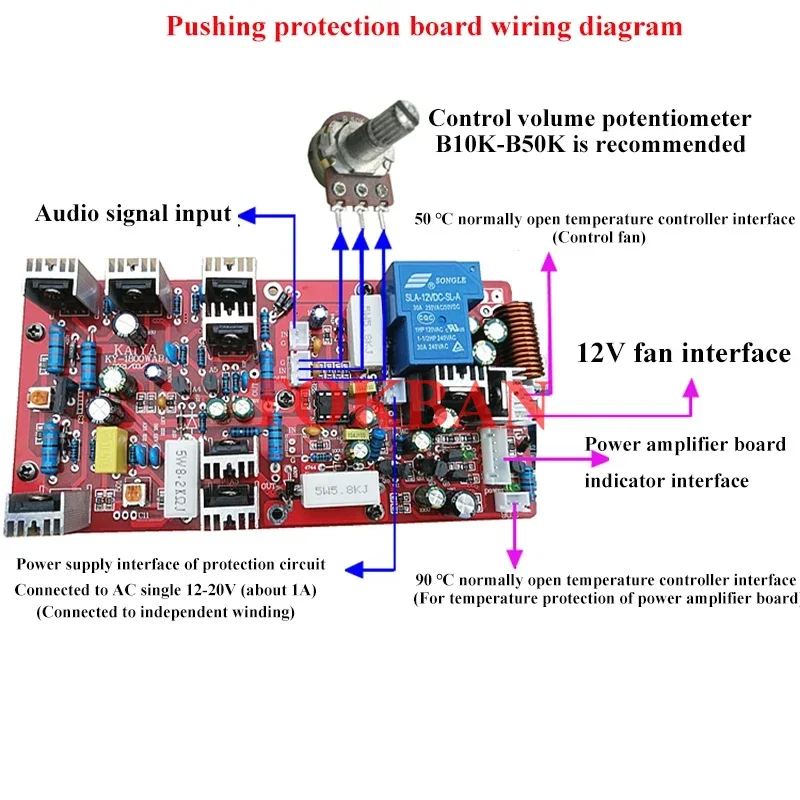 Tokban 1900w Mono Power Amplifier Board High Power Toshiba Transistor A1943/C5200 Pure Voice HIFI Audio Amplifier Board