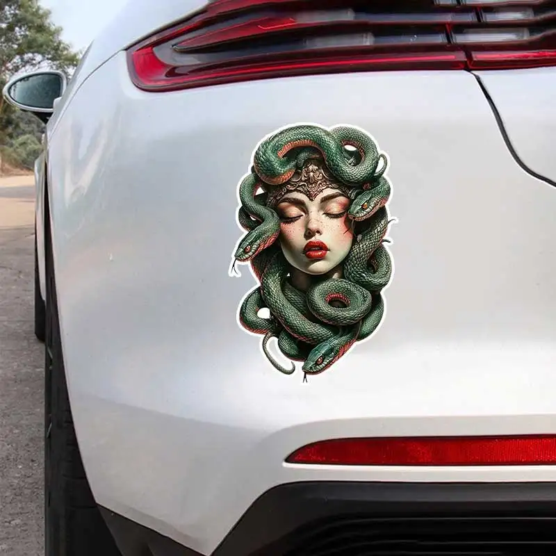 

The Myth of Medusa Car Sticker Waterproof Vinyl Decal on Bumper Rear Window Laptop Self-adhesive Decal For Car Accessories Y849