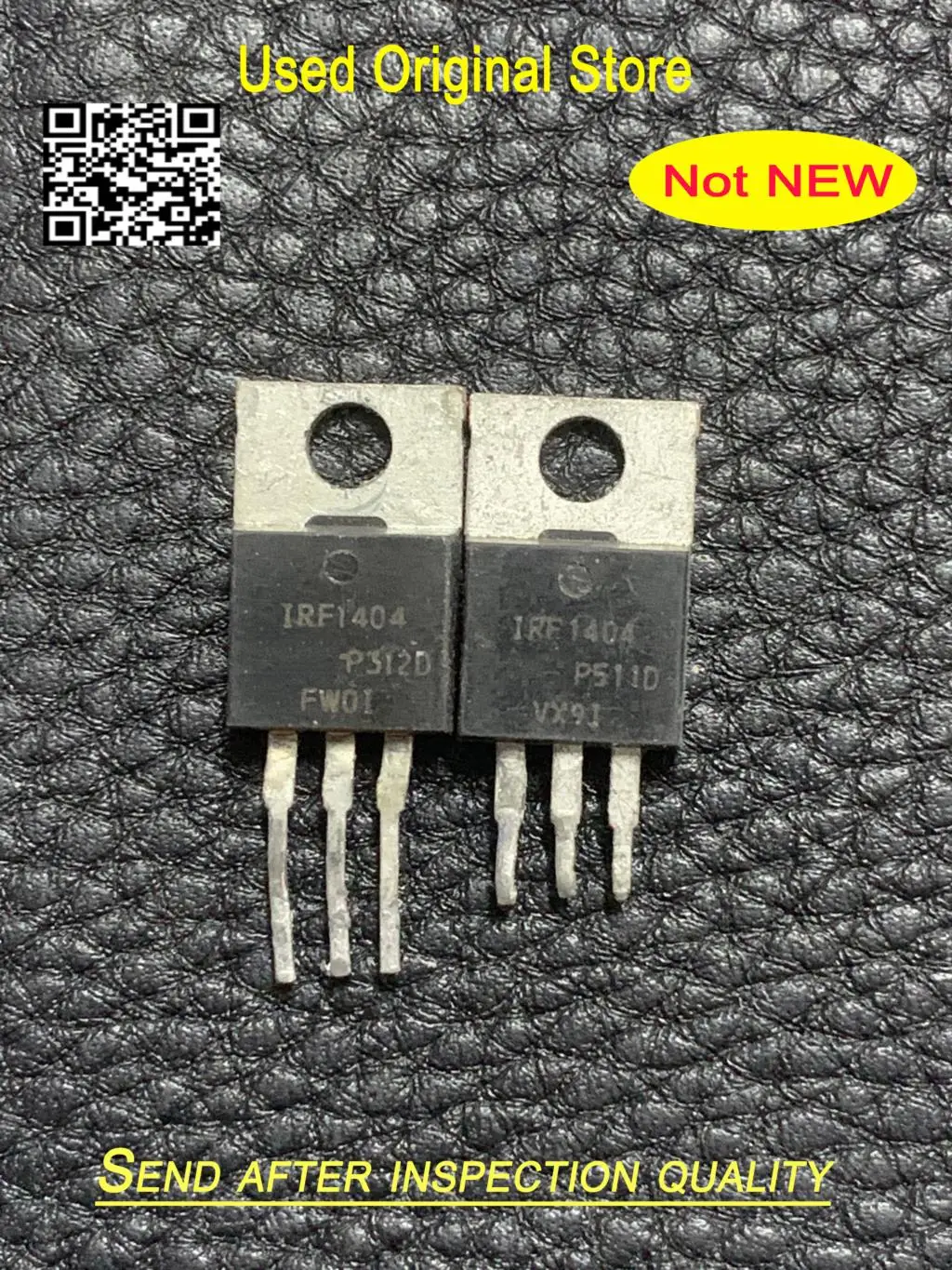 Used 10pcs/lot IRF1404 IRF1404Z F1404 F1404Z IRF1404PBF 162A 40V TO-220 MOSFET