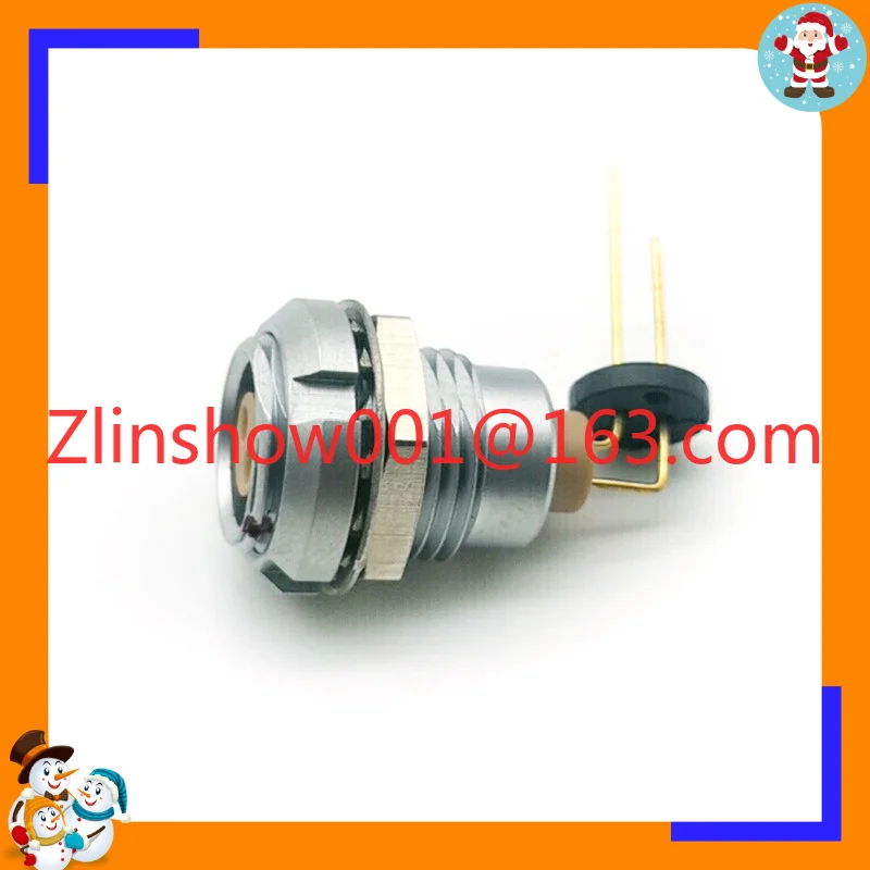 Connector socket 2B. ECG multi-core curved needle push-pull, self-locking connector, female cable female head