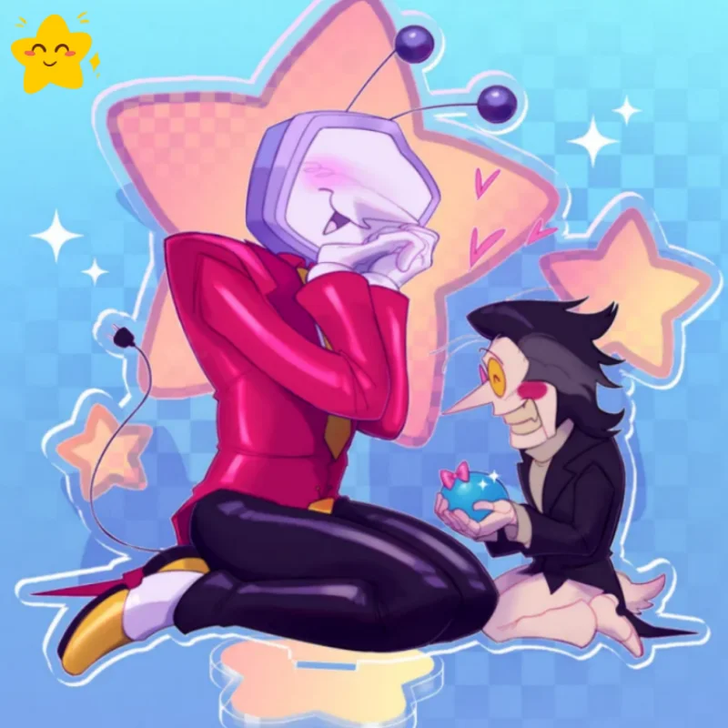 

Акриловая подставка для коллекции фан-артов Deltarune Tenna Spamton, 15 см, модель аниме-фигурки, настольное украшение, подарок на день рождения