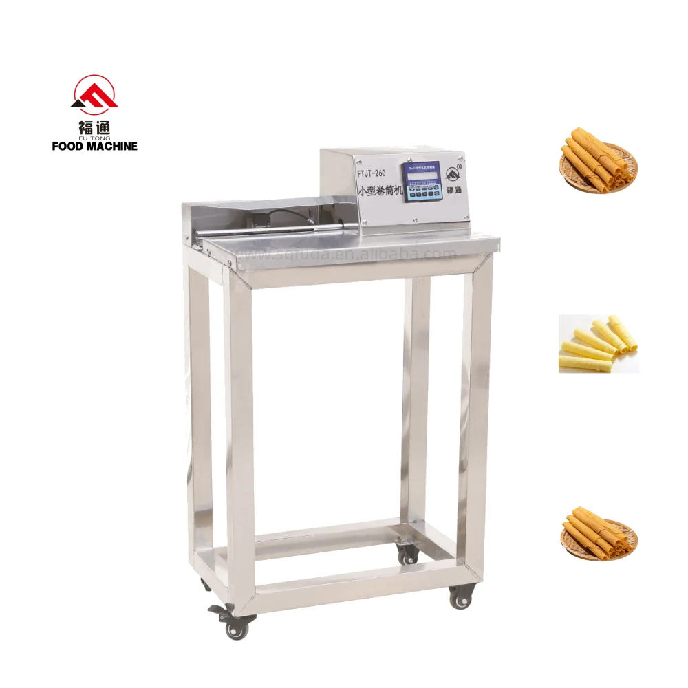 FUTONG small food equipment egg roll roller kue semprong rolling machine