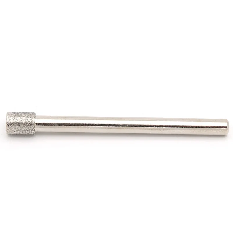 6Mm Shank 80Cm Uitgebreide Staaf Cilindrische Diamant Hoofd 6 8 10Mm Braam Slijpen Graveren Bit Voor Dremel rotary Gereedschap