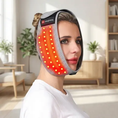 Almofada de aquecimento de luz vermelha wearable rosto almofada de aquecimento para alívio da dor na mandíbula cirurgia facial oral queixo sabedoria recuperação dos dentes