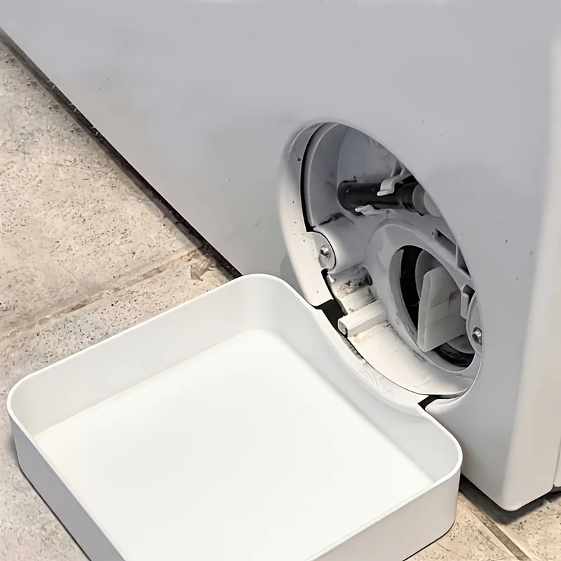 1PC Washing Machine Drainage Tray, Preventing Water Leakage and Dirt Pollution, Essential for Cleaning and Maintenance, Durable