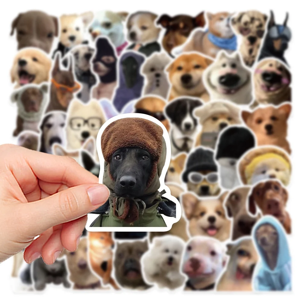 50PCS Cute Dogs MEME Waterproof Stickers For PHONE Case Notebook Helmet Decal BulingBulingStickers Store