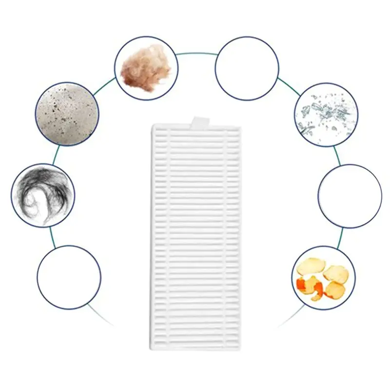 Y59A Replacement Main Brush Side Brush HEPA Filter Mop Pad For Philips Homerun 2000/3000 Spare Parts Accessories