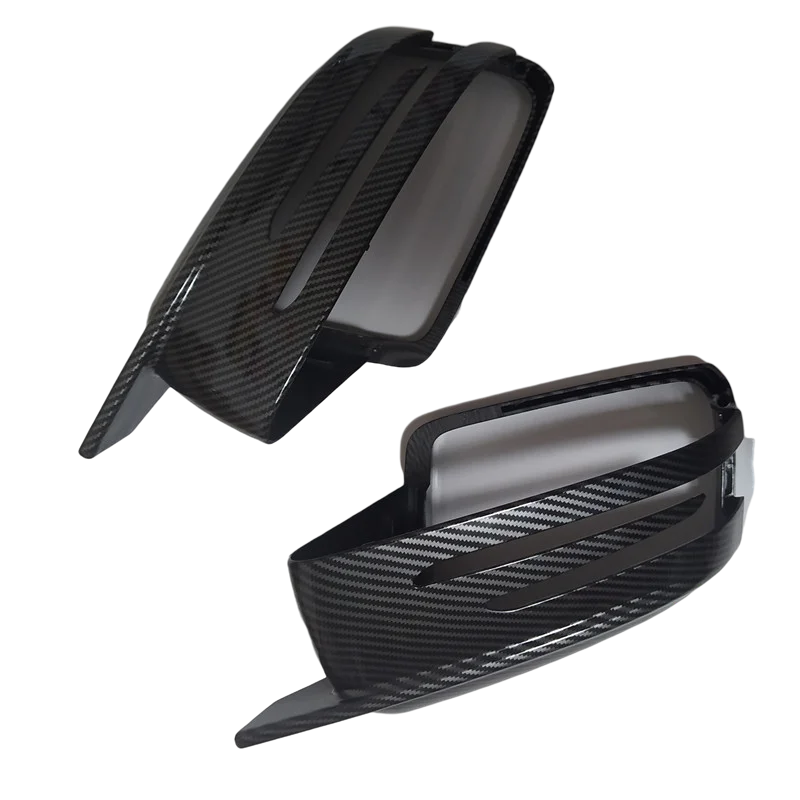 Side Mirror Cap Covers For Mercedes Benz W176 W246 W212 W204 C117 X156 X204 W221 C218 A B C E S CLA GLA GLK Class Black Replace