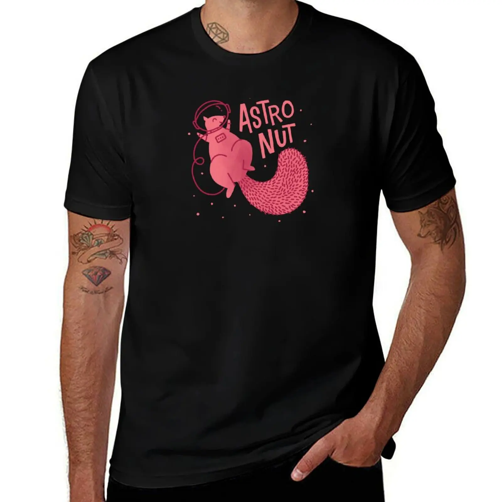 

Astronut red squirrel pun illustration T-Shirt essential t shirt t shirts for man graphic vintage
