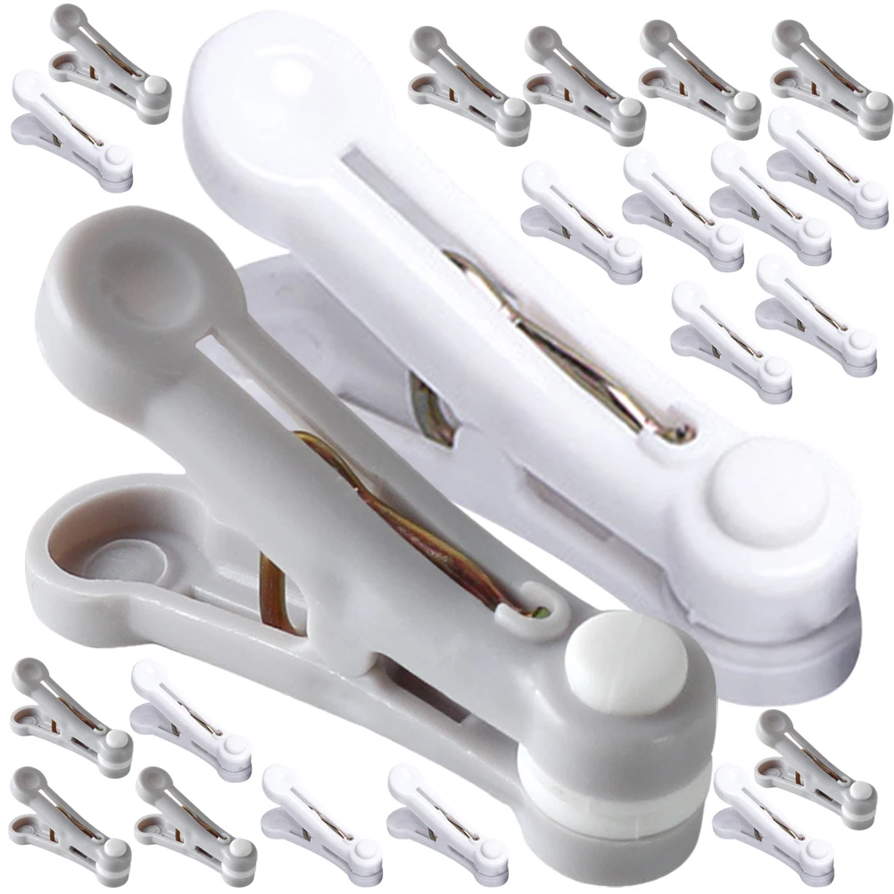 

32pcs Soft Rubber Jacket Set Clothespins Quilt Clamps Windproof Clips Portable Storage Travel Baby Clothes Skirts