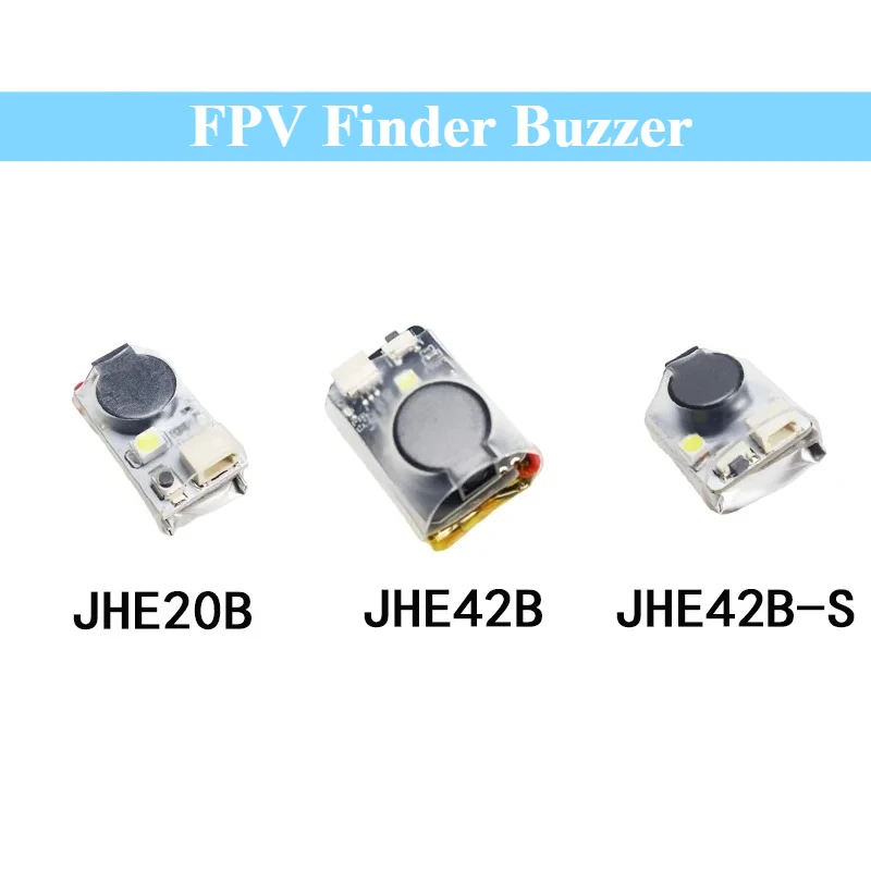 

Мини-зуммер Finder JHEMCU JHE20B / JHE42B / JHE42B_S 5 В, громкий зуммер, трекер, анти-потерянный/светодиодный зуммер для гоночного дрона FPV