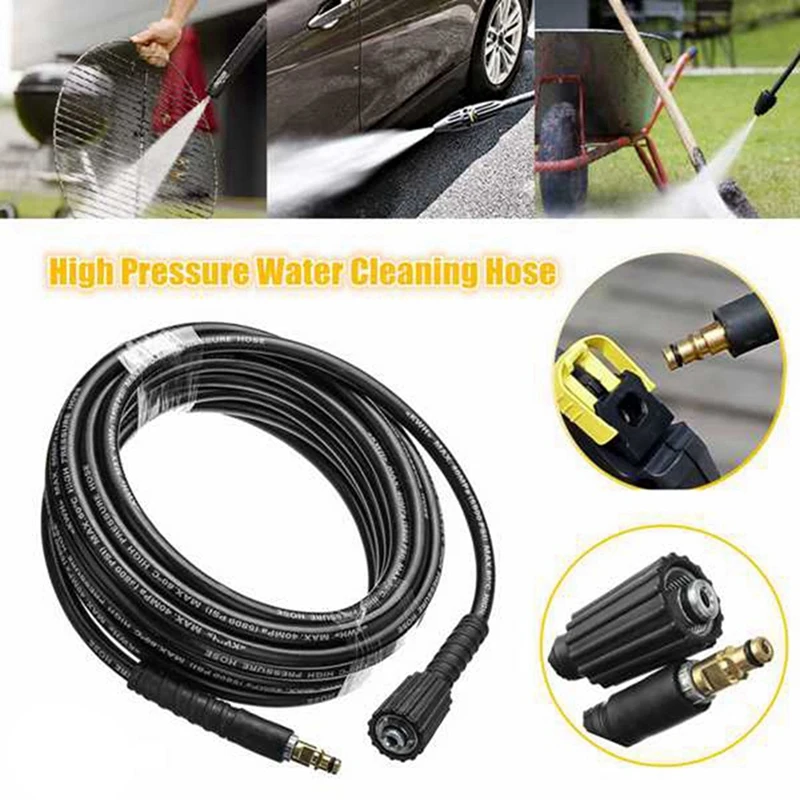 Car Fueling Gasoline Engine Oil Machinery Funnel Red With 15M Washer Hose Tube Water Pipe For Karcher K2 K3 K4 K5