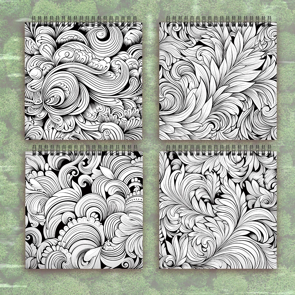 1pc, Mandala Colouring Book - 30 Sheet Adult Colouring Book, 8.3x 8.3 inches, 100gsm Thick Paper, Birthday Gift, Holiday Gift