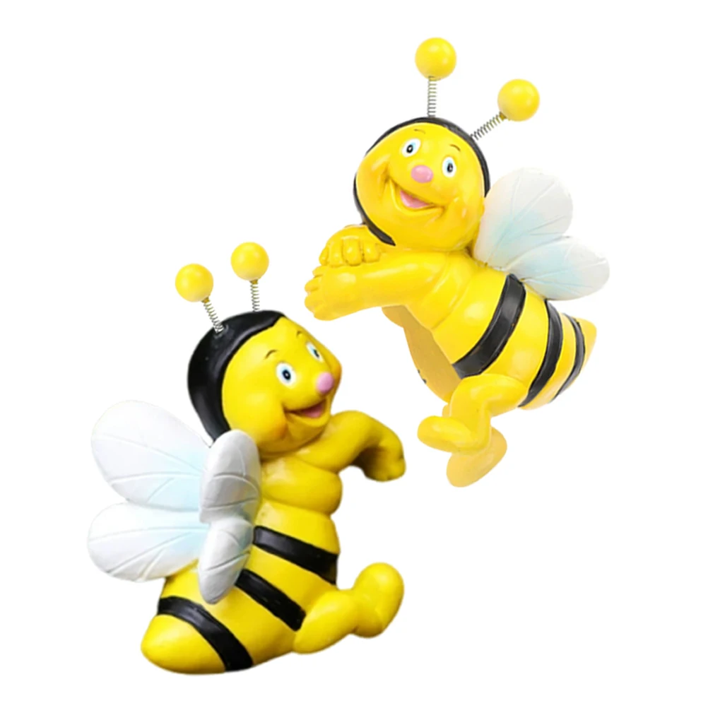 

Space Saving Bee Figurine Resin Flower Pot Hanger Cute Climbing Insects For Indoor Outdoor Garden Fence Patio Yard Decorations