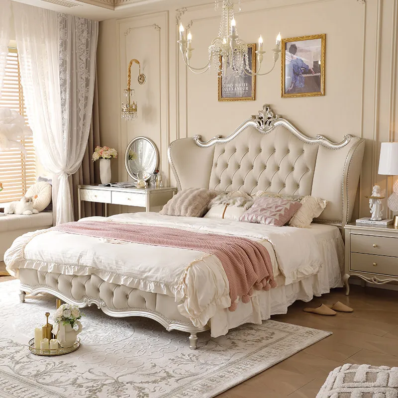 

Princess Castle Bed European Luxury Single Children Design Bedroom Double Bed Sleeping Safe Letto Matrimoniale Home Furniture