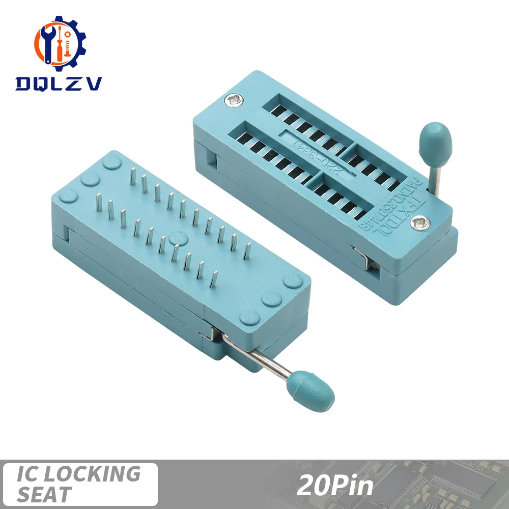 14 16 18 20 24 28 32 40 P Pin breit/schmal 2,54 mm grün DIP Universal ZIF IC Sockel Test Löttyp IC Lock Sitz Zif Sockel
