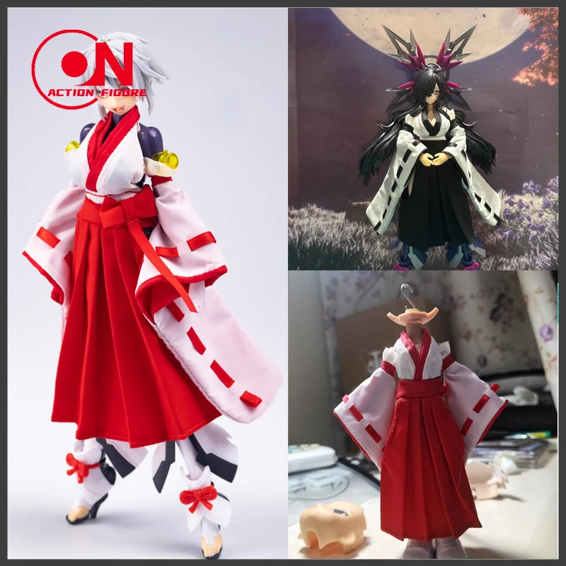 

1/12 C013 Mobile Suit Girl Kimono Witch Uniform Backless Vest Tops Pleated Skirt For 6Inch Women Soldier Action Figure Body