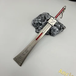 20cm Hardedge Cloud Strife Final Fantasy VII Game Peripherals Metal Blade WeaponsModel Toy Ornament Decoration Crafts Collection