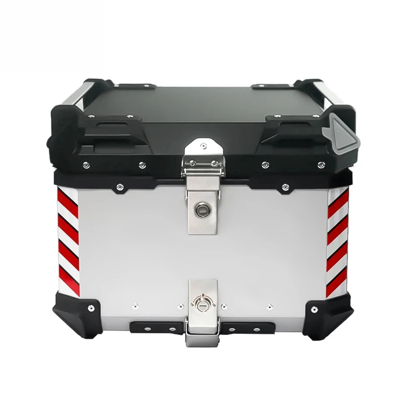 

45L Waterproof Sier Cargo Box Universal Delivery Aluminum Alloy Motorcycle Lage with Metal Construction