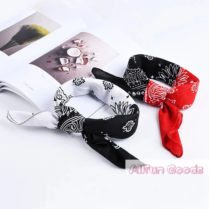 Fashion Hip Hop Printed Bandana Of Man Women Outdoor Headbands Hair Band Wrist Wraps Hair Scarves High Quality Hair Accessories