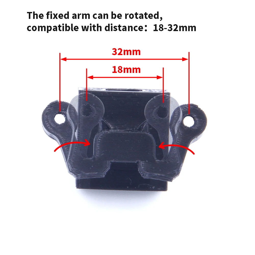 3D Printed M80 pro BN220 GPS module TPU Holder mounting bracket 18 to 32mm distance for FPV quadcopter race drone frame parts