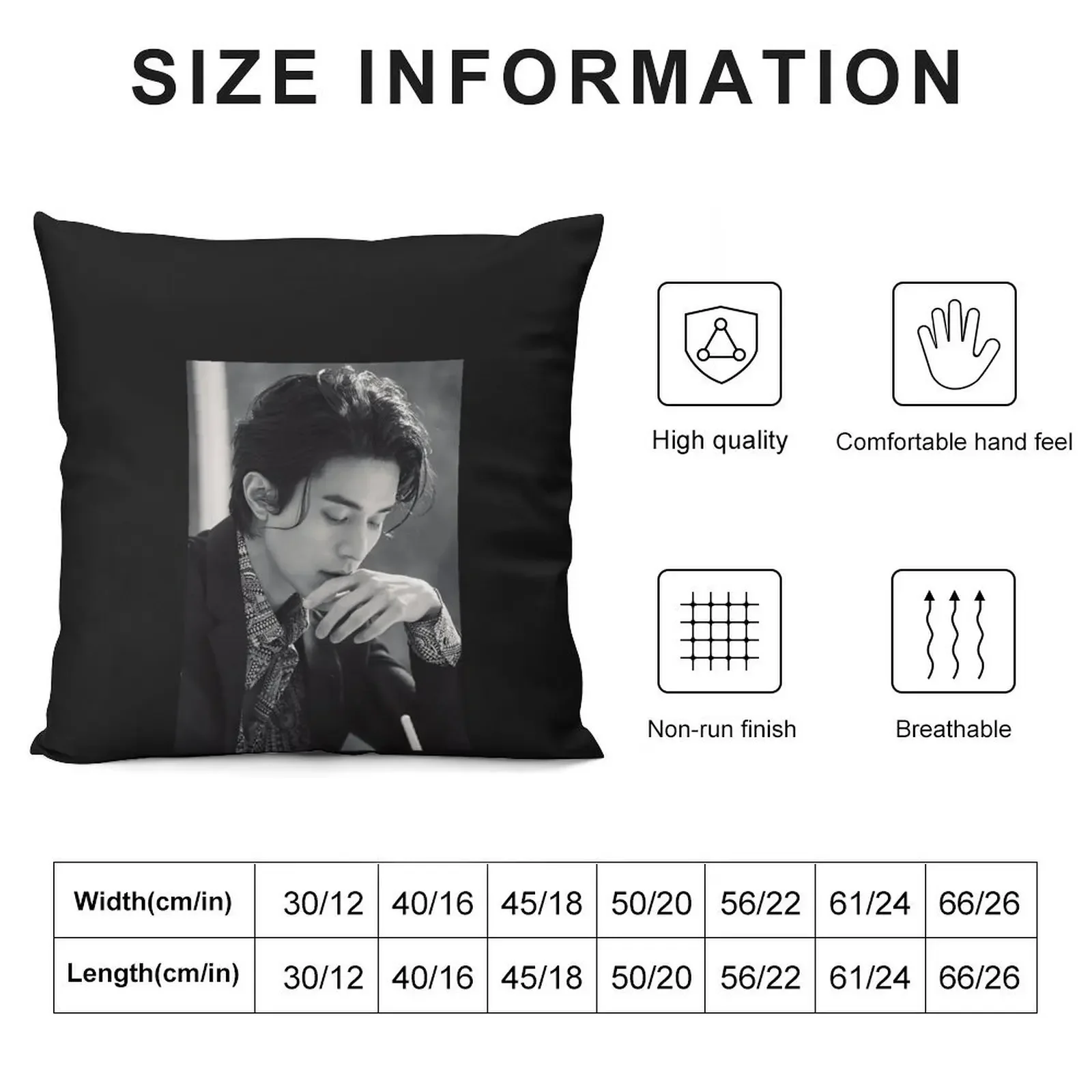 lee dong wook Classic T-Shirt Throw Pillow Pillowcases Covers For Sofas Cushions Home Decor Pillow Cover pillow