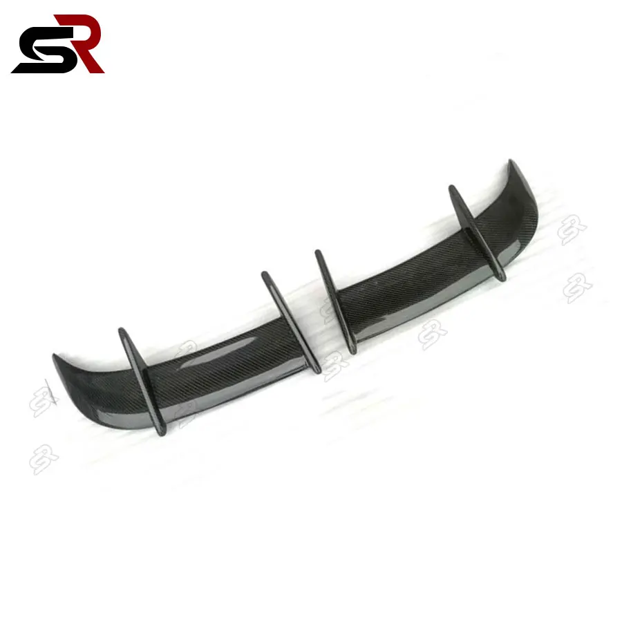 For Volkswagen VW Golf 6 VII MK 6 GTI R Carbon Fiber Spoiler Tail fins Rear Trunk Guide Wing Rear Wing Custer Style Body Kit