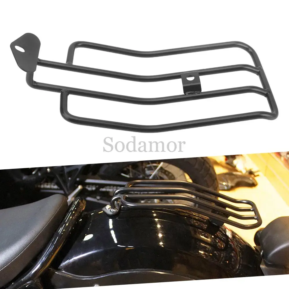 

Аксессуары для мотоциклов, стальной черный соло, заднее сиденье, багажник для Honda CMX300 Rebel 300 2017-21 CMX500 Rebel 500