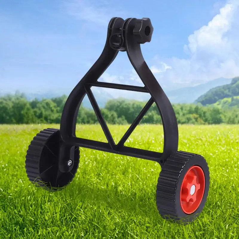 Universal String Trimmer Grass Eater Weed Cutter Adjustable Support Wheels Set For Cordless Grass Trimmer