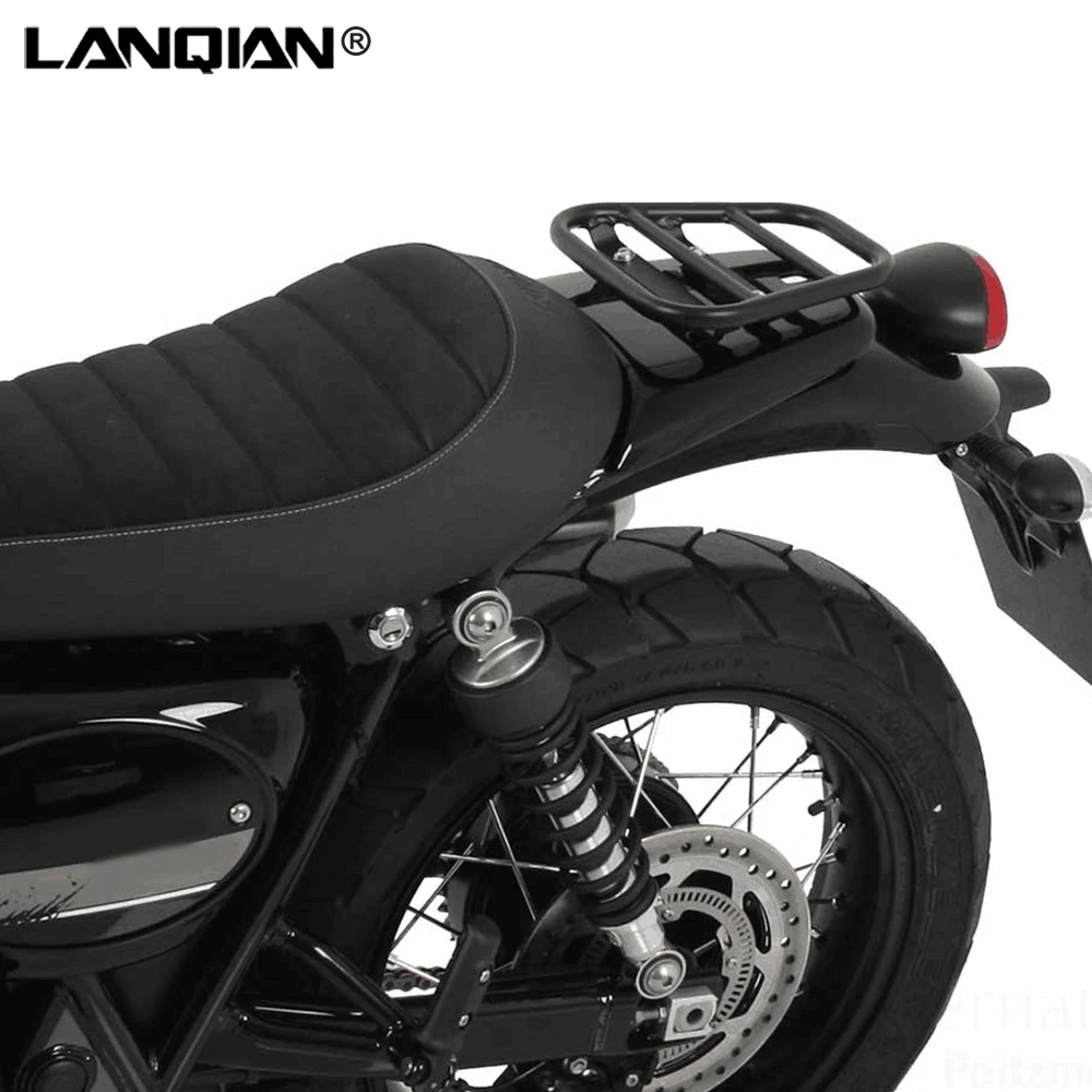 Rear Carrier Luggage Rack For Street Scrambler 900 Tailbox Fixer Holder 2017-2018-2019-2020-2021-2022-2023-2024 Cargo Tailrack