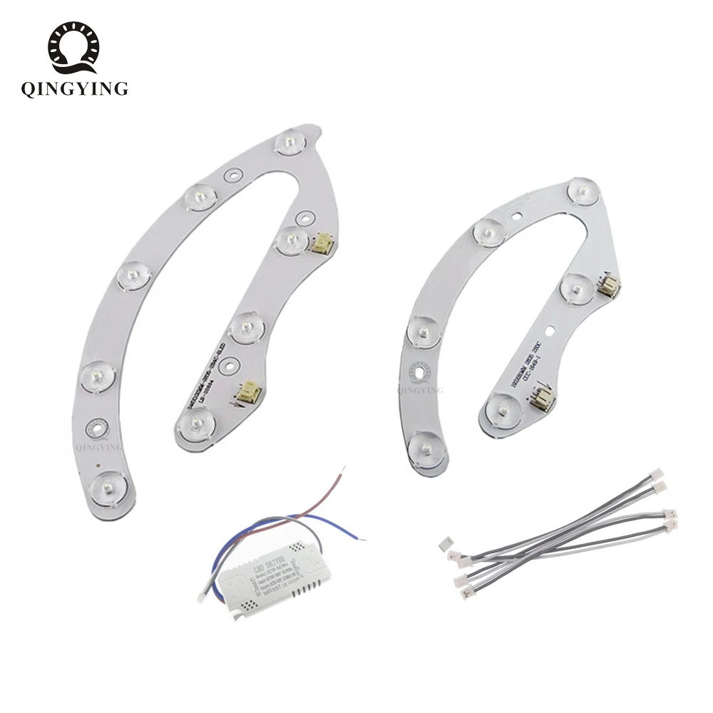 LED Ceiling Board 9W 12W 18W 24W 36W With Lens and Power Driver, White and Warm White Color Light Source For DIY Ceiling Lamp