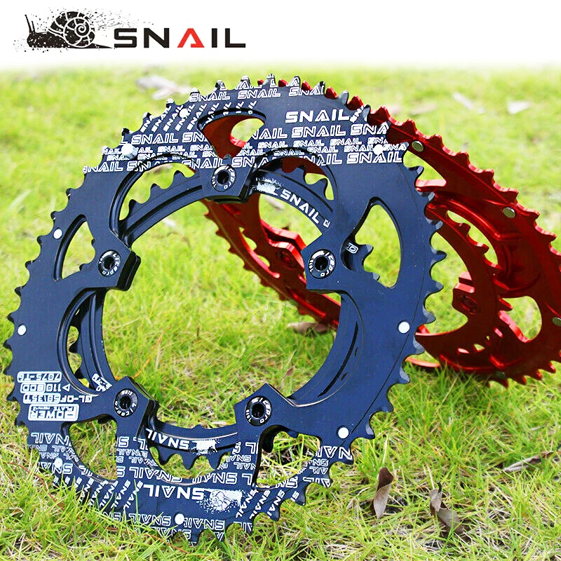 BCD110 Chainring 35T/50T 9-11speed Road Mountain Bikes Chain Ring Double Oval 7075 Aluminum Alloy Chainwheel Disc Crankset Part