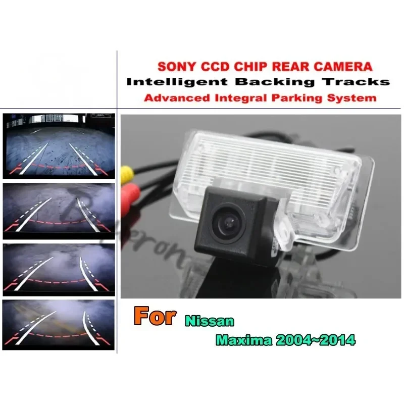 

For Nissan Maxima 2003~2014 Intelligent Car Parking Camera with Tracks Module Rear Camera CCD Night Vision