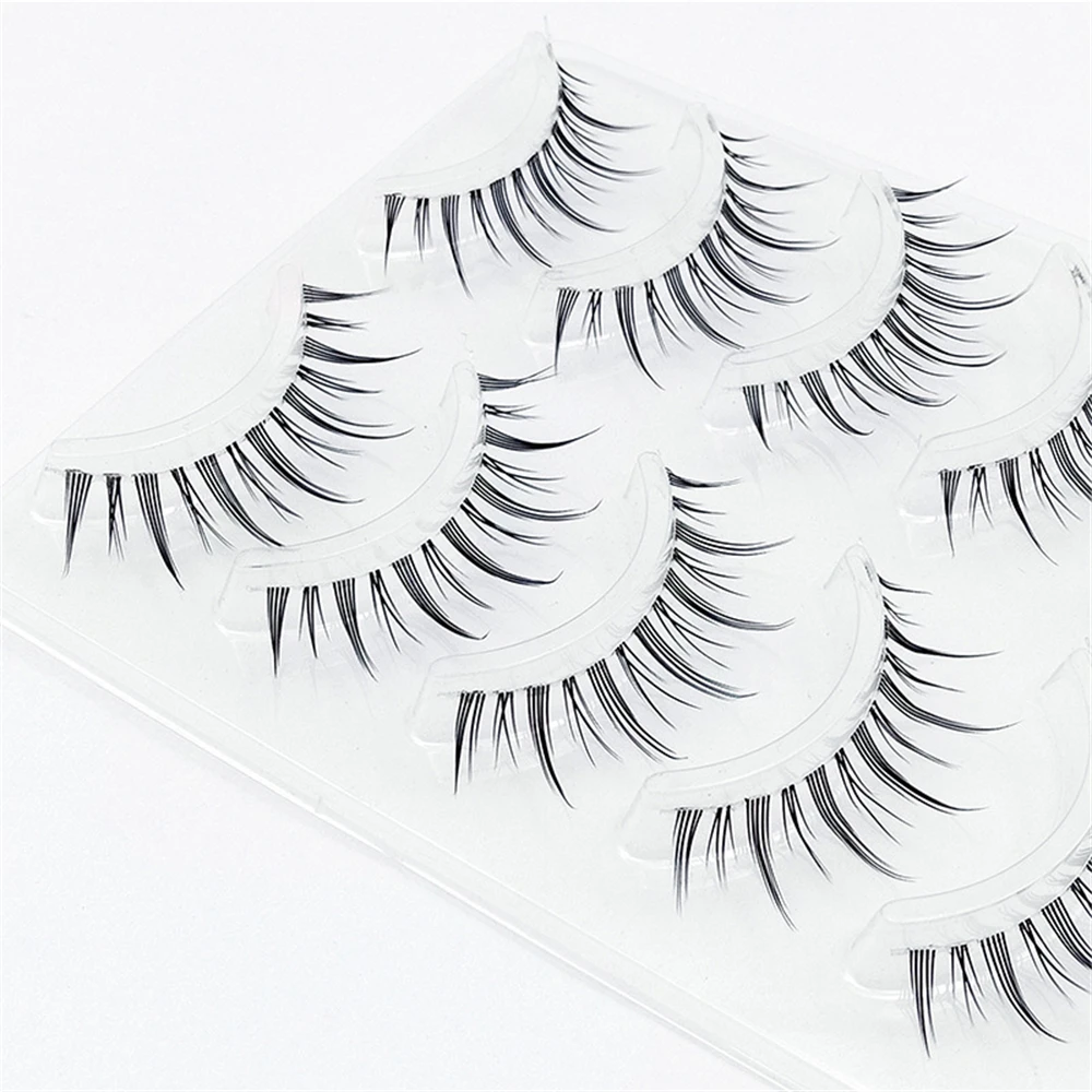 Natural False Eyelashes Easy To Wear Fiber Extension Eyelash Beauty Accessories Artificial False Eyelashes Enlarge The Eyes