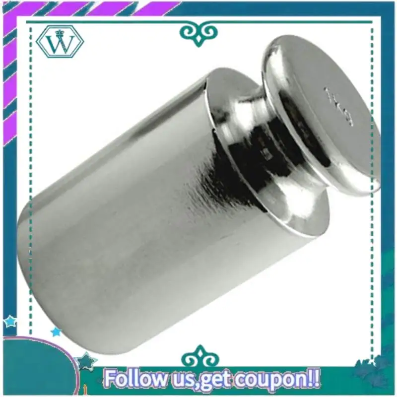 A75Q-3X Calibration Weight For AWS Digital Scale, Carbon Steel, Chrome Finish, 1000G (1KG WGT)