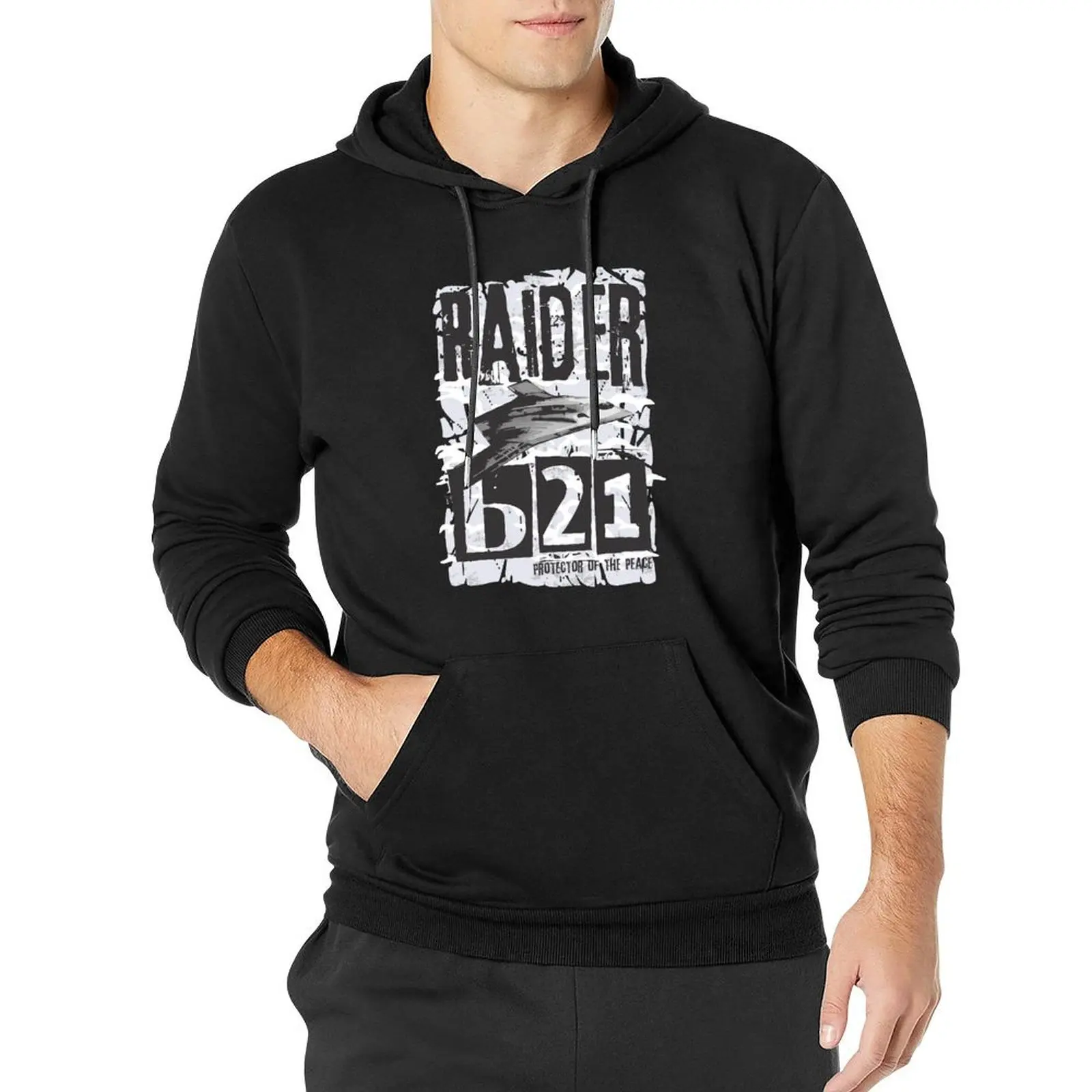 

B-21 Bomber Pullover Hoodie мужской зимний свитер с капюшоном оверсайз