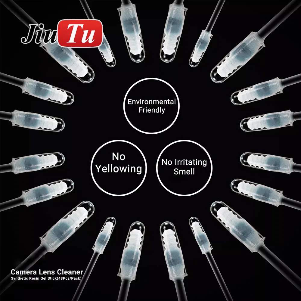 2UUL-Outils de nettoyage d'objectif d'appareil photo, anciers de gel de résine synthétique pour téléphone, livres d'écran d'objectif d'appareil photo, nouveauté